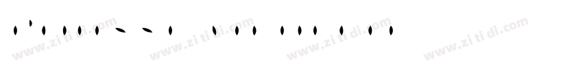 Roussead Deco字体转换